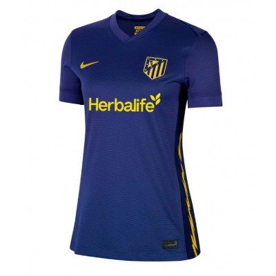 Fotballdrakt Dame Atletico Madrid Bortedrakt 2025-26 Kortermet Fotballdrakt Dame Atletico Madrid Bortedrakt 2025-26 Kortermet
